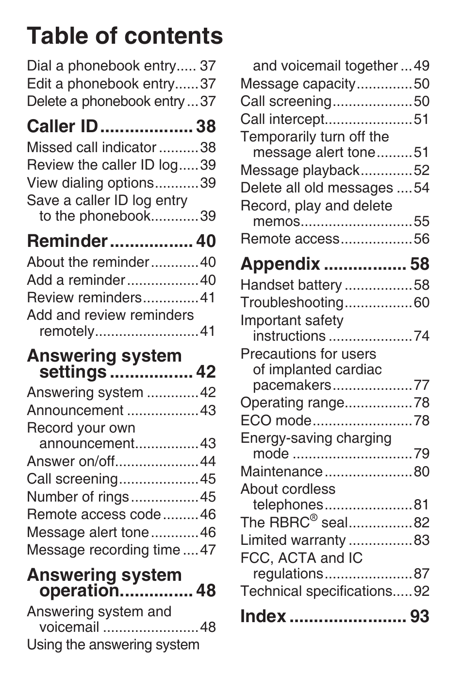 VTech SN6127_-2 Abridged manual User Manual | Page 6 / 101