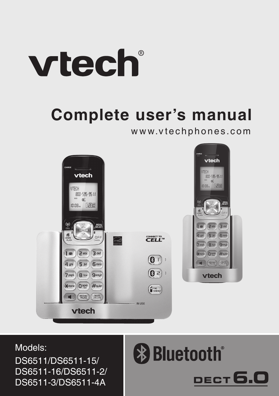 VTech DS6511_-15-16-2-3-4A Manual User Manual | 80 pages