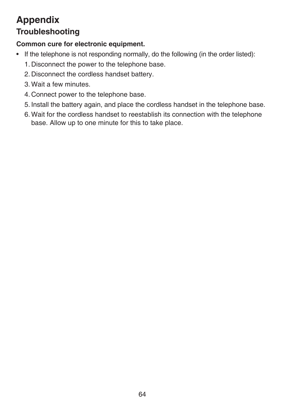 Appendix | VTech DS6511_-15-16-2-3-4A Manual User Manual | Page 68 / 80