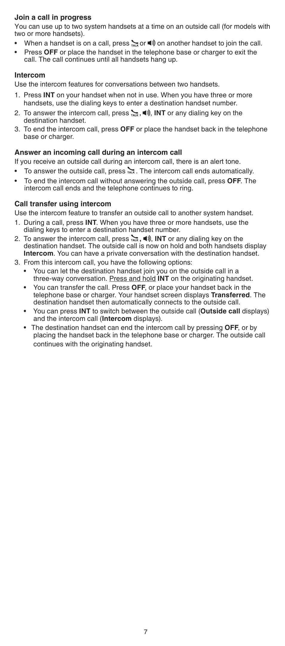 VTech CS6519-2 Abridged manual User Manual | Page 7 / 14