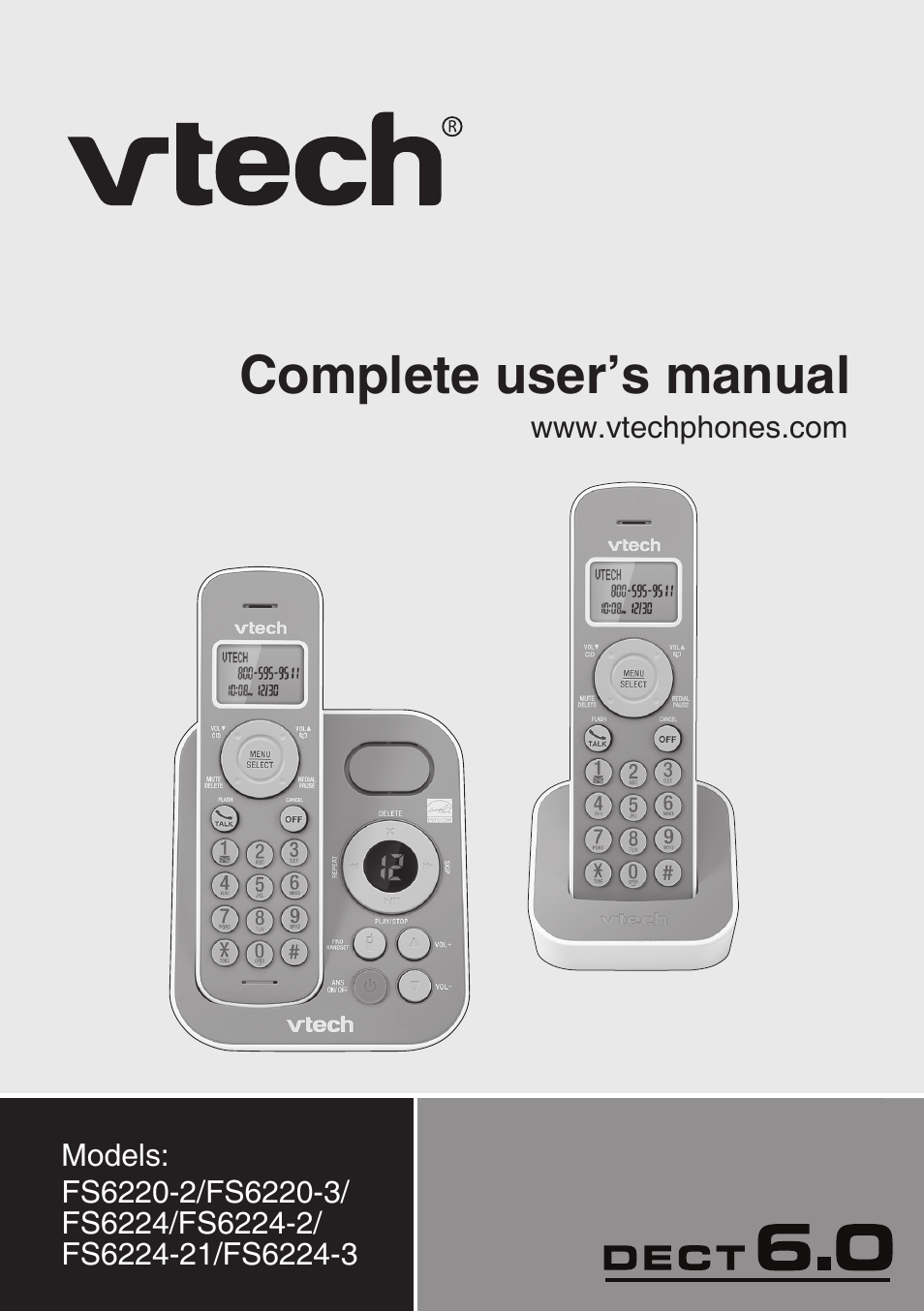 VTech FS6224_-2-21-3 Manual User Manual | 70 pages