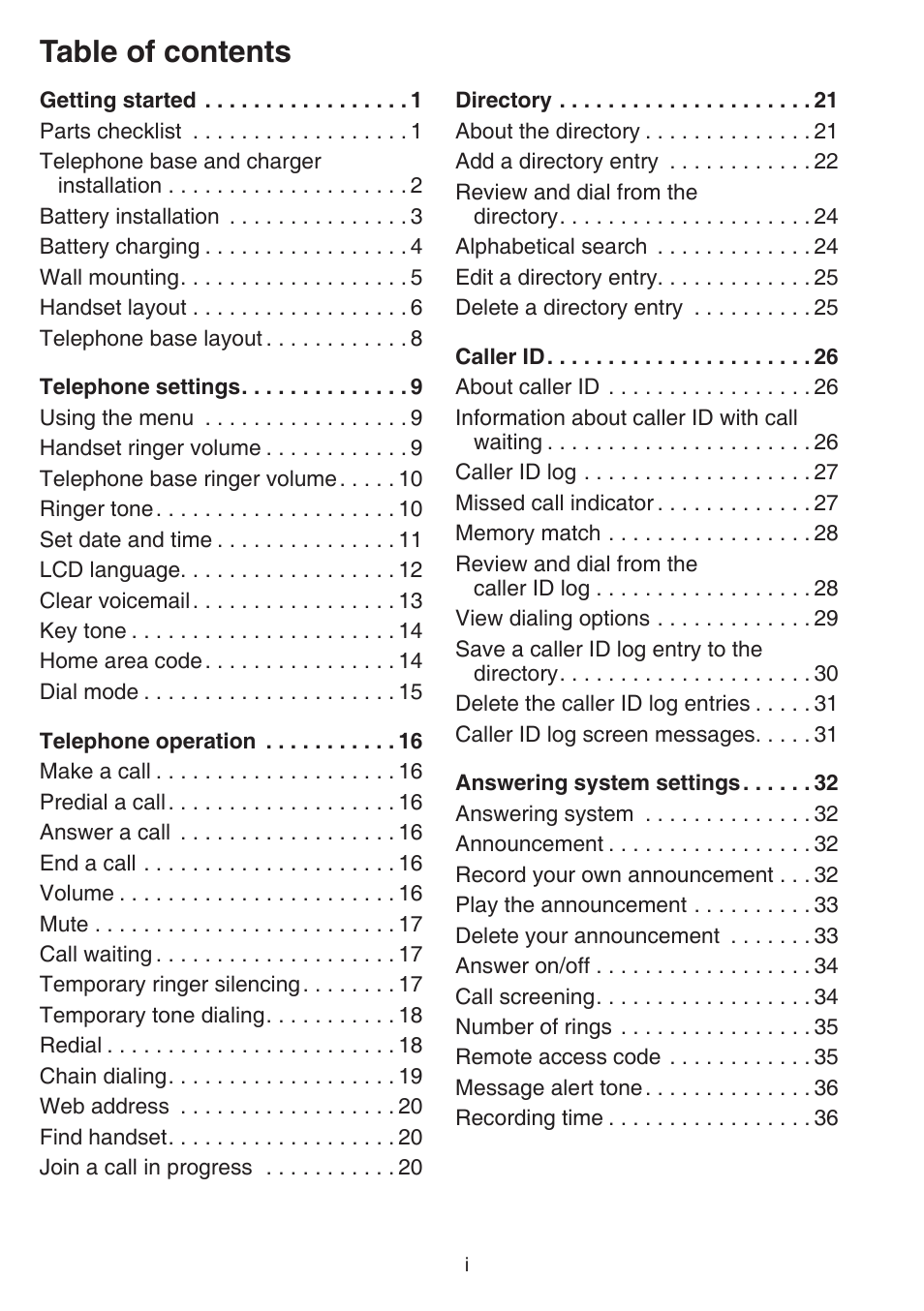 VTech FS6224_-2-21-3 Manual User Manual | Page 3 / 70