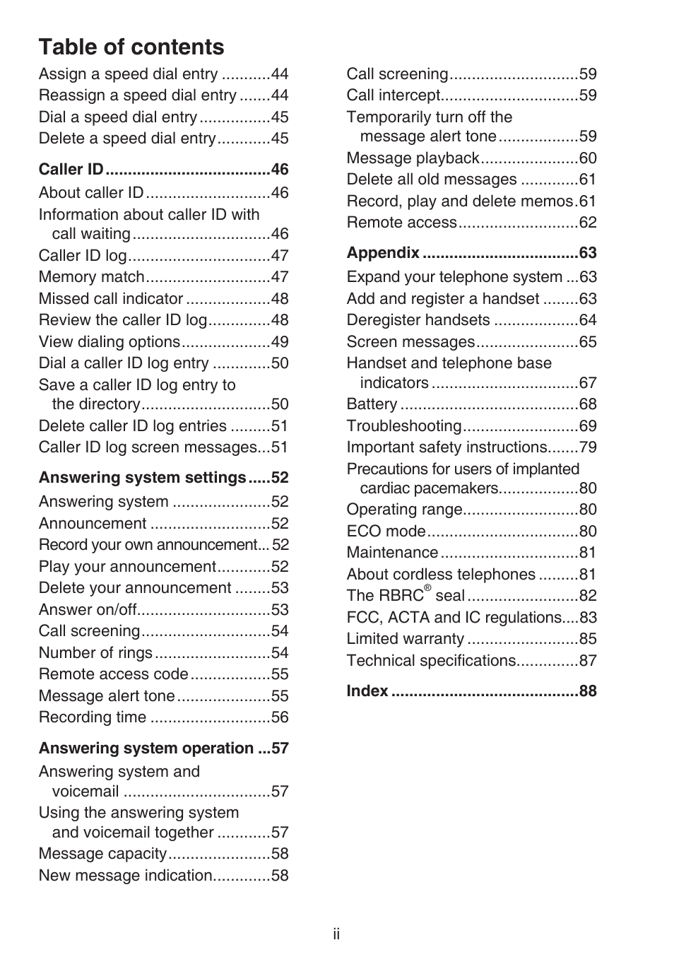 VTech LS6191_-13-15-16-17 Manual User Manual | Page 4 / 94