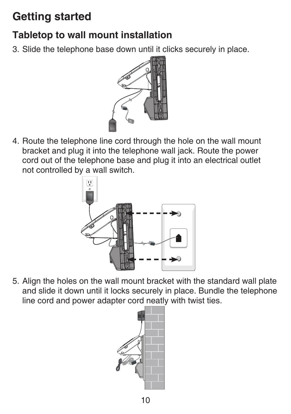 Getting started | VTech SN6187 Manual User Manual | Page 16 / 127