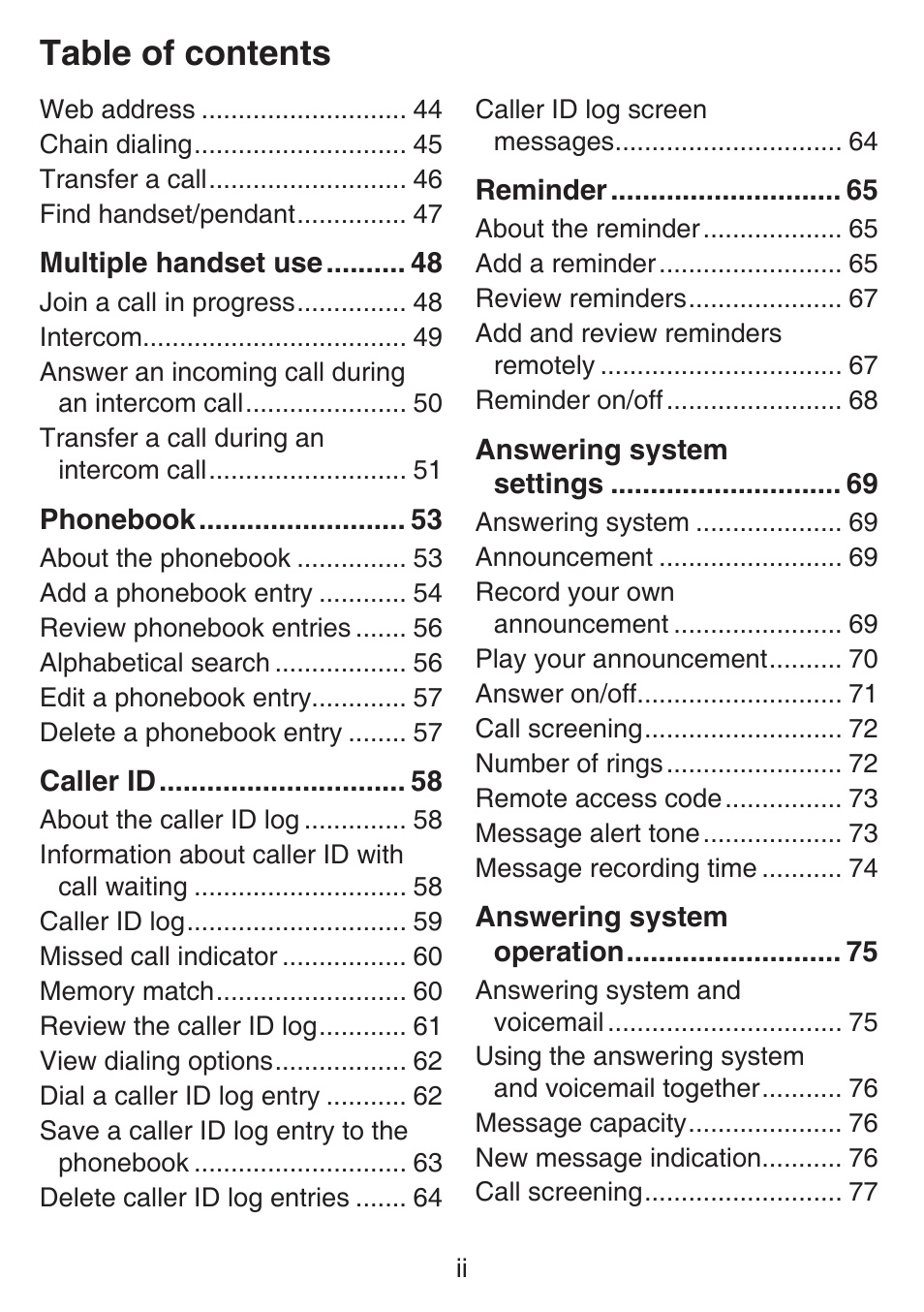 VTech SN6187 Manual User Manual | Page 5 / 127