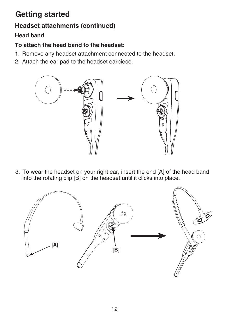 Getting started | VTech LS6375-3 Manual User Manual | Page 16 / 89