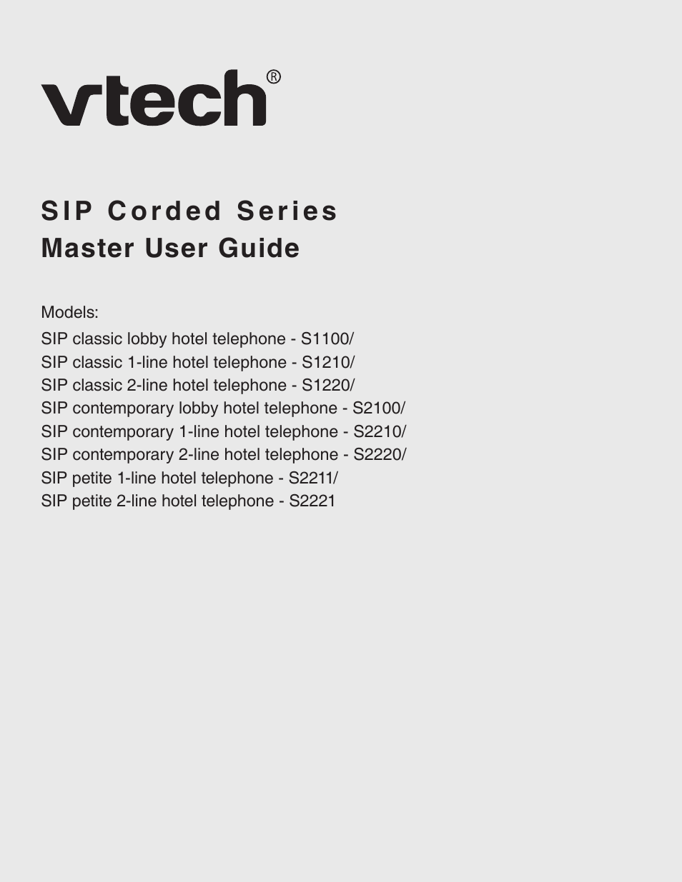 VTech S2221 Manual User Manual | 37 pages