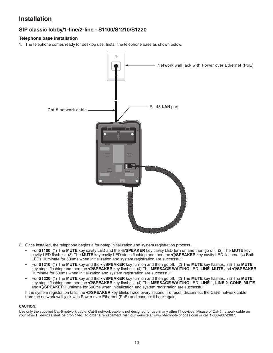 Installation | VTech S2221 Manual User Manual | Page 13 / 37