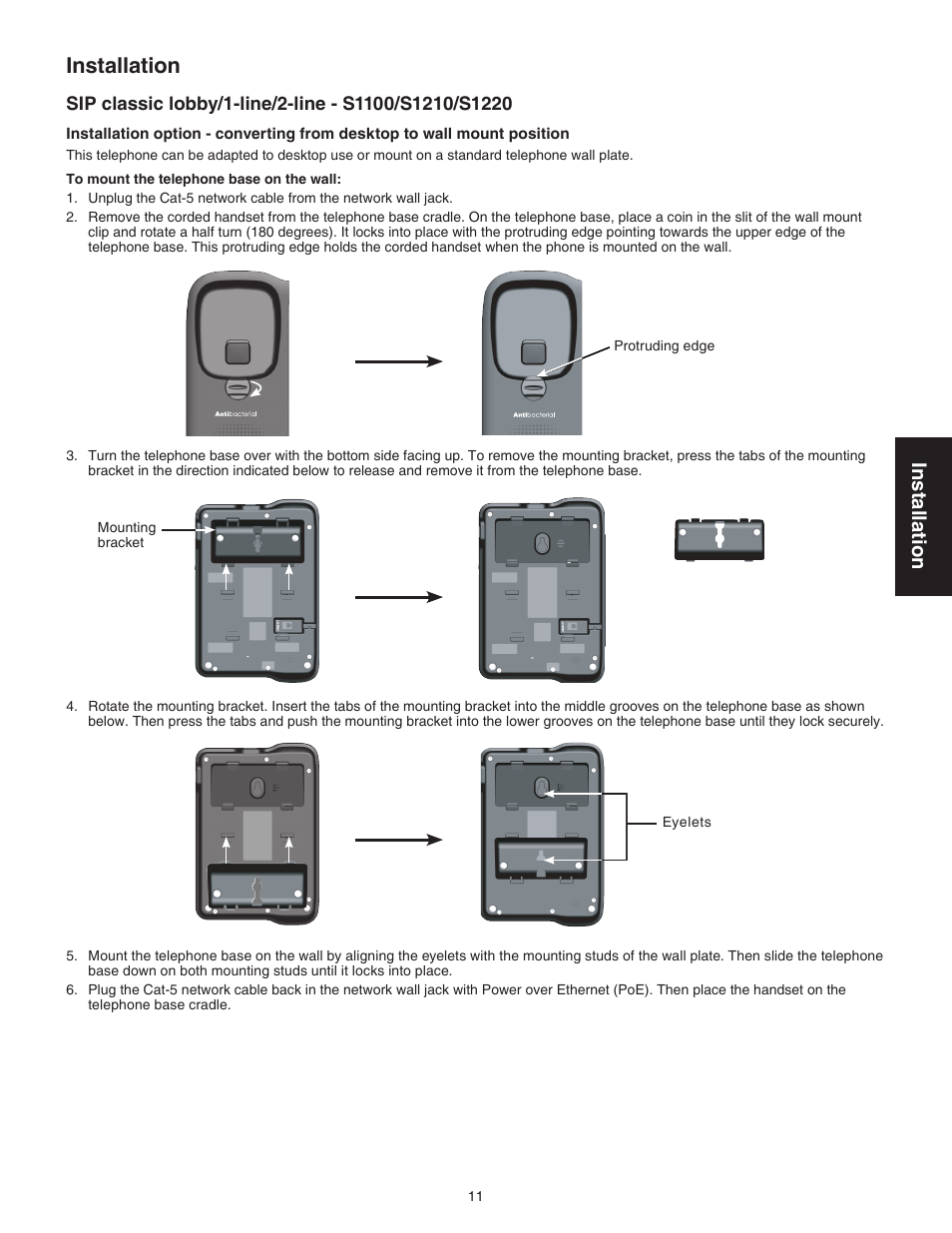 Installation | VTech S2221 Manual User Manual | Page 14 / 37