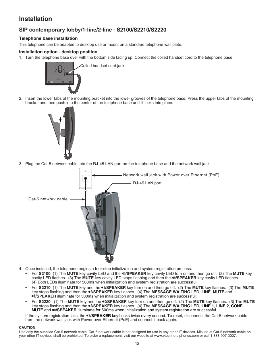 Installation | VTech S2221 Manual User Manual | Page 15 / 37