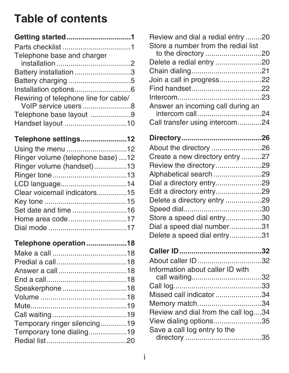 VTech CS6429-5 Manual User Manual | Page 3 / 78