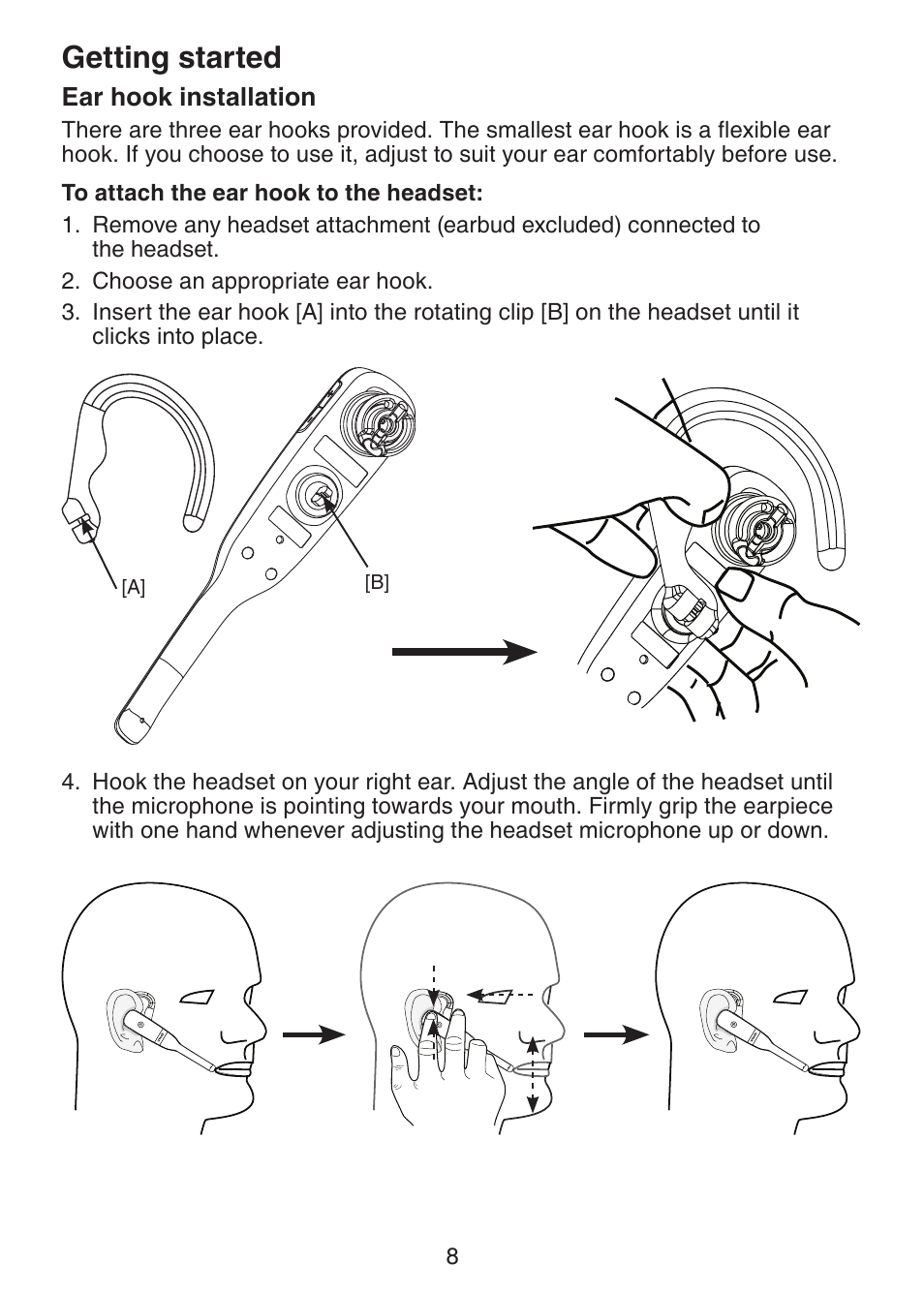 Getting started | VTech DS6472-6 Manual User Manual | Page 13 / 137