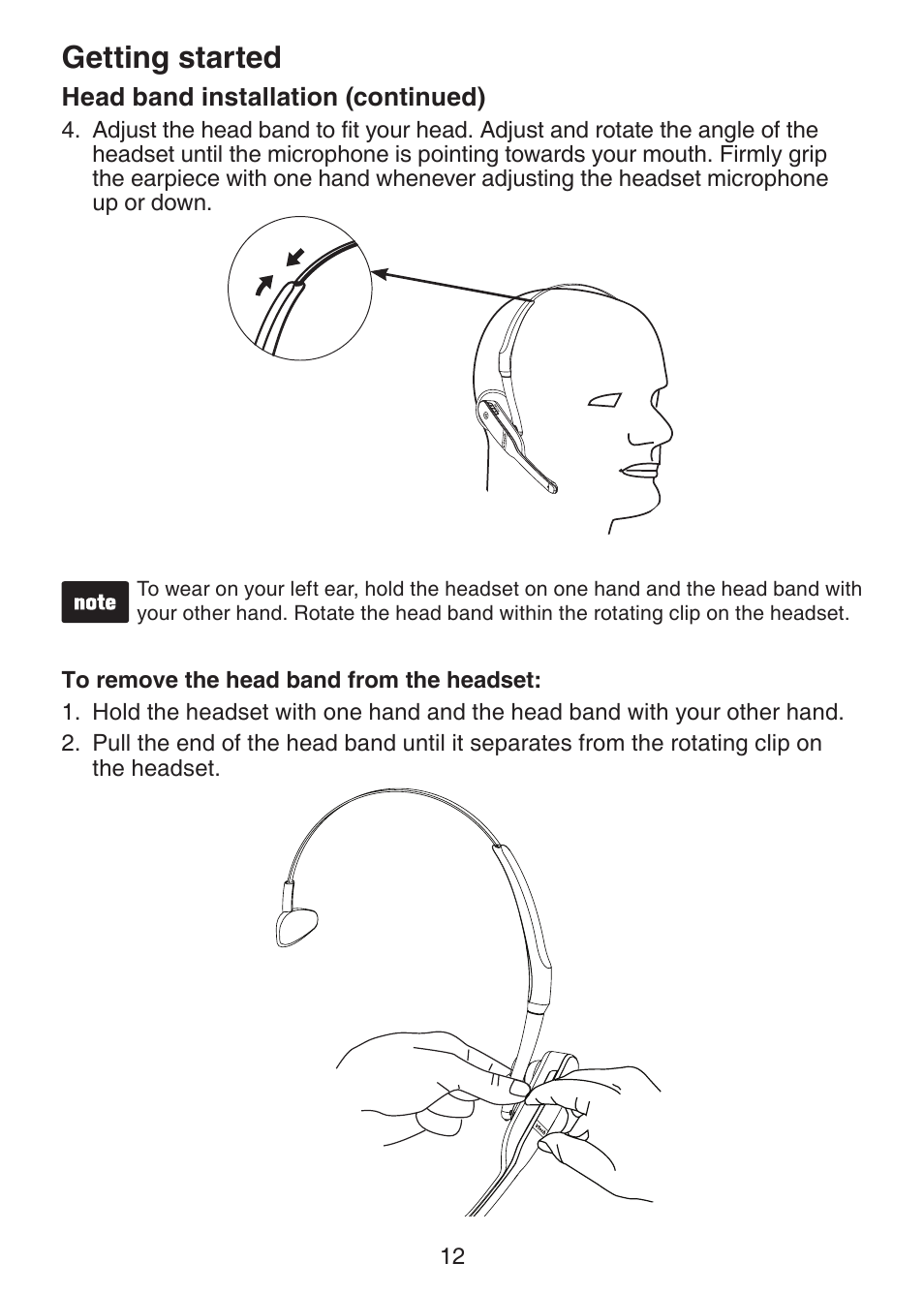 Getting started | VTech DS6472-6 Manual User Manual | Page 17 / 137