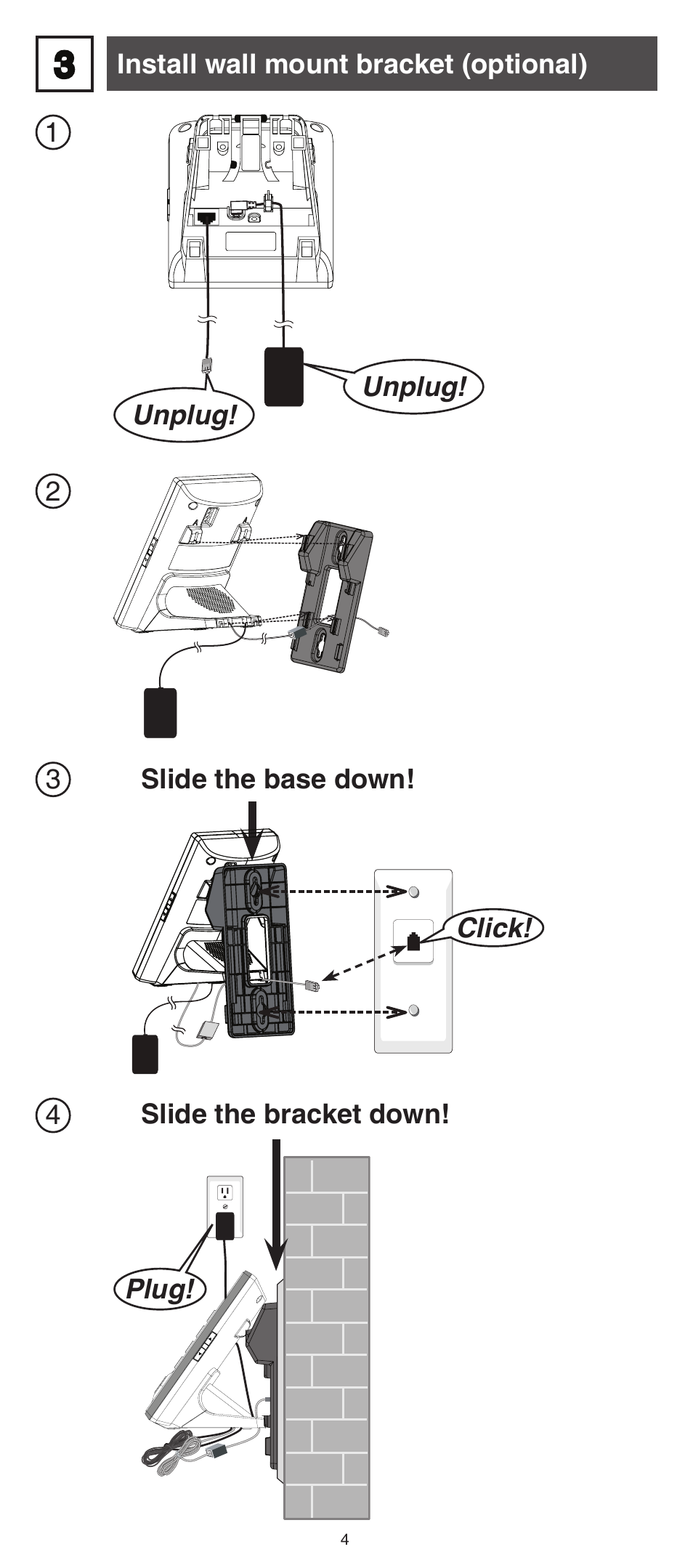 VTech IS7121_-2-22 Installation User Manual | Page 4 / 16