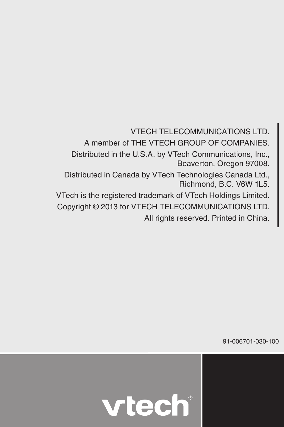 VTech SN6187 Abridged manual User Manual | Page 125 / 125