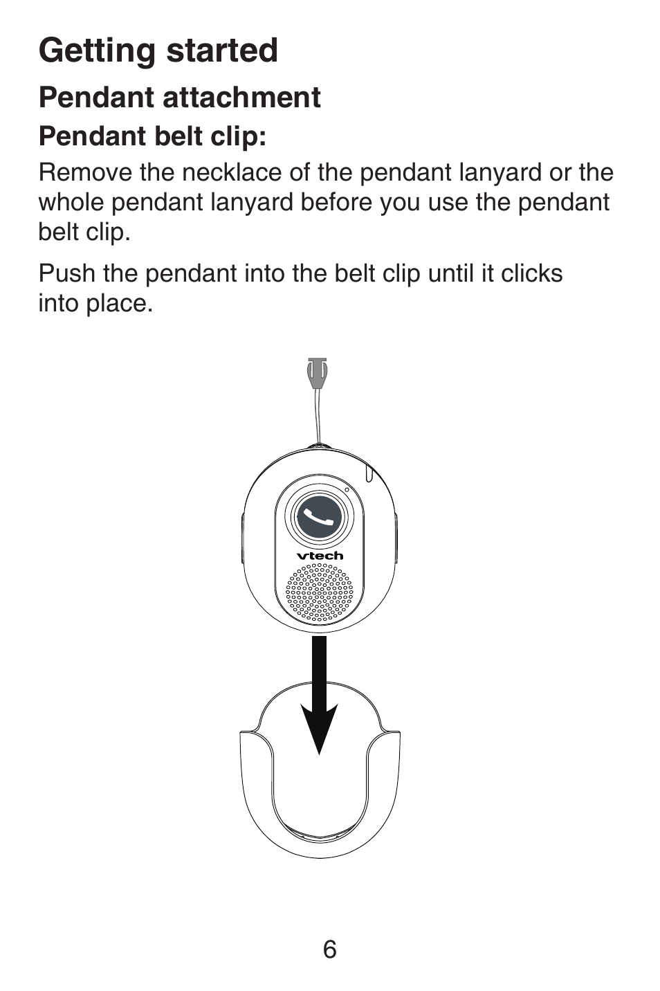 Getting started | VTech SN6187 Abridged manual User Manual | Page 13 / 125