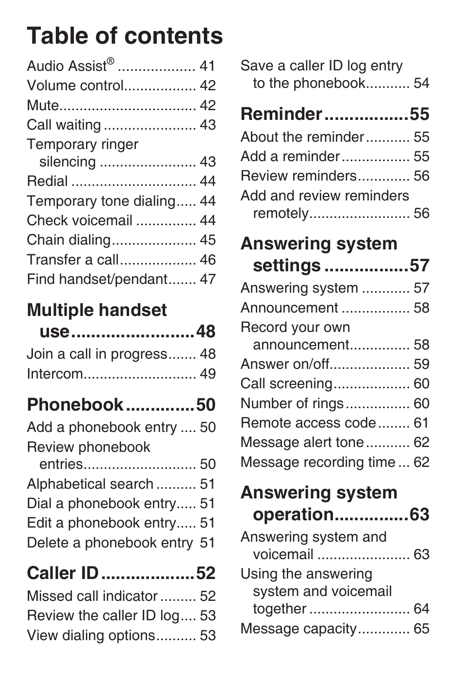 VTech SN6187 Abridged manual User Manual | Page 6 / 125