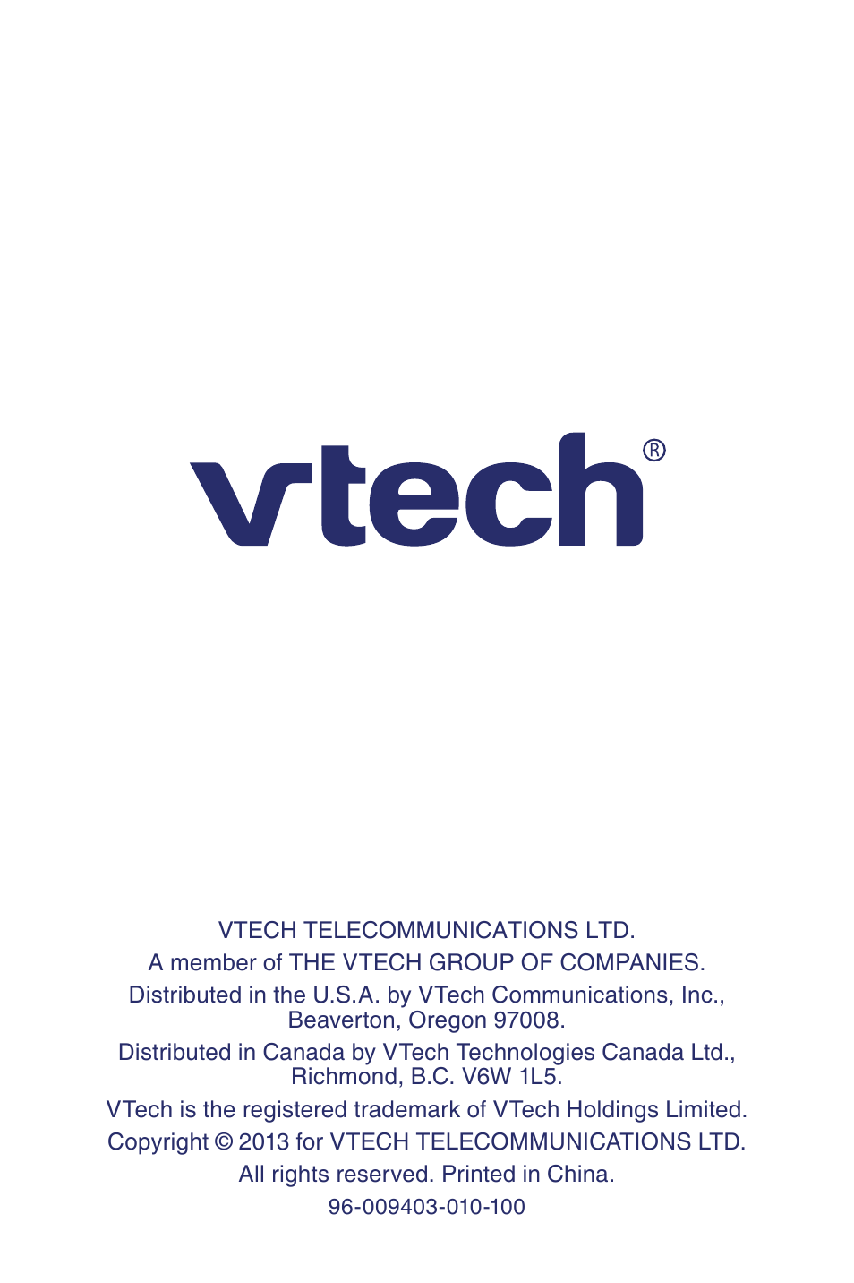 VTech SN6127_-2 Quick start User Manual | Page 12 / 12