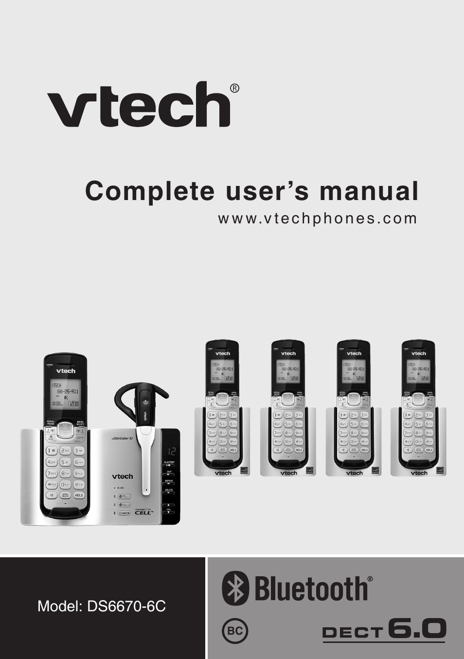 VTech DS6670-6C Manual User Manual | 110 pages