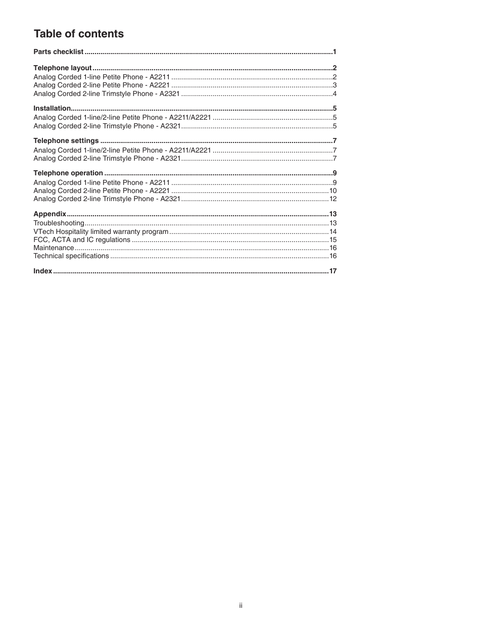 VTech A2321 Manual User Manual | Page 3 / 21