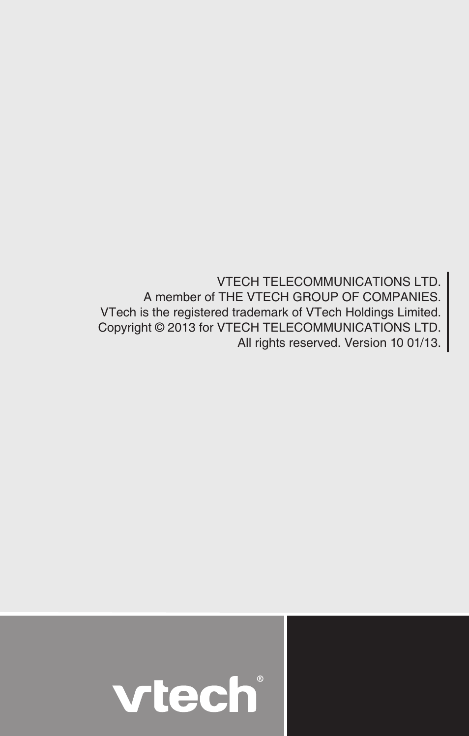VTech CS6114-2 (with LED) Manual User Manual | Page 45 / 45
