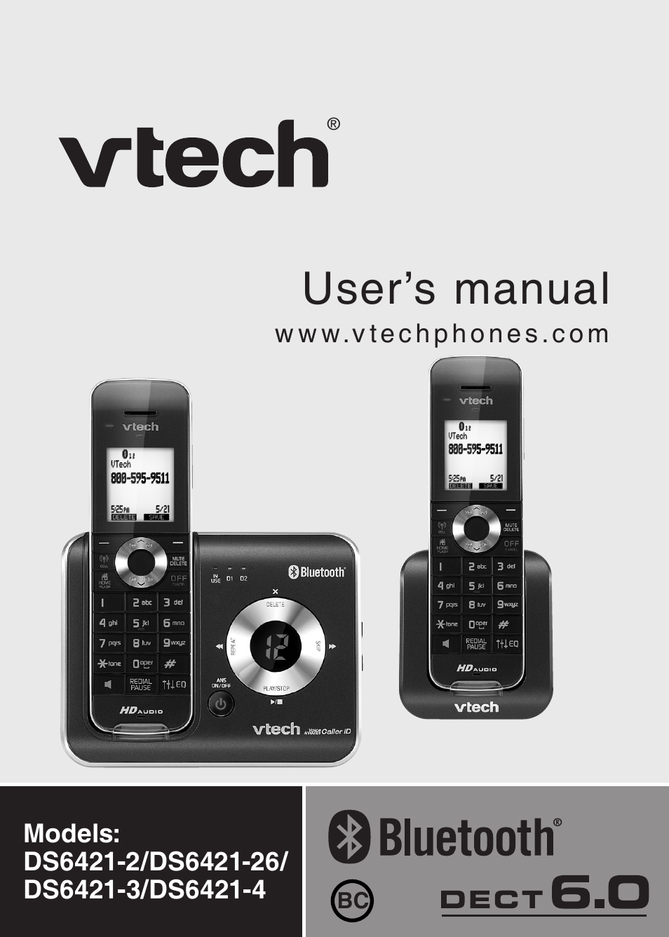 VTech DS6421-26 Manual User Manual | 125 pages