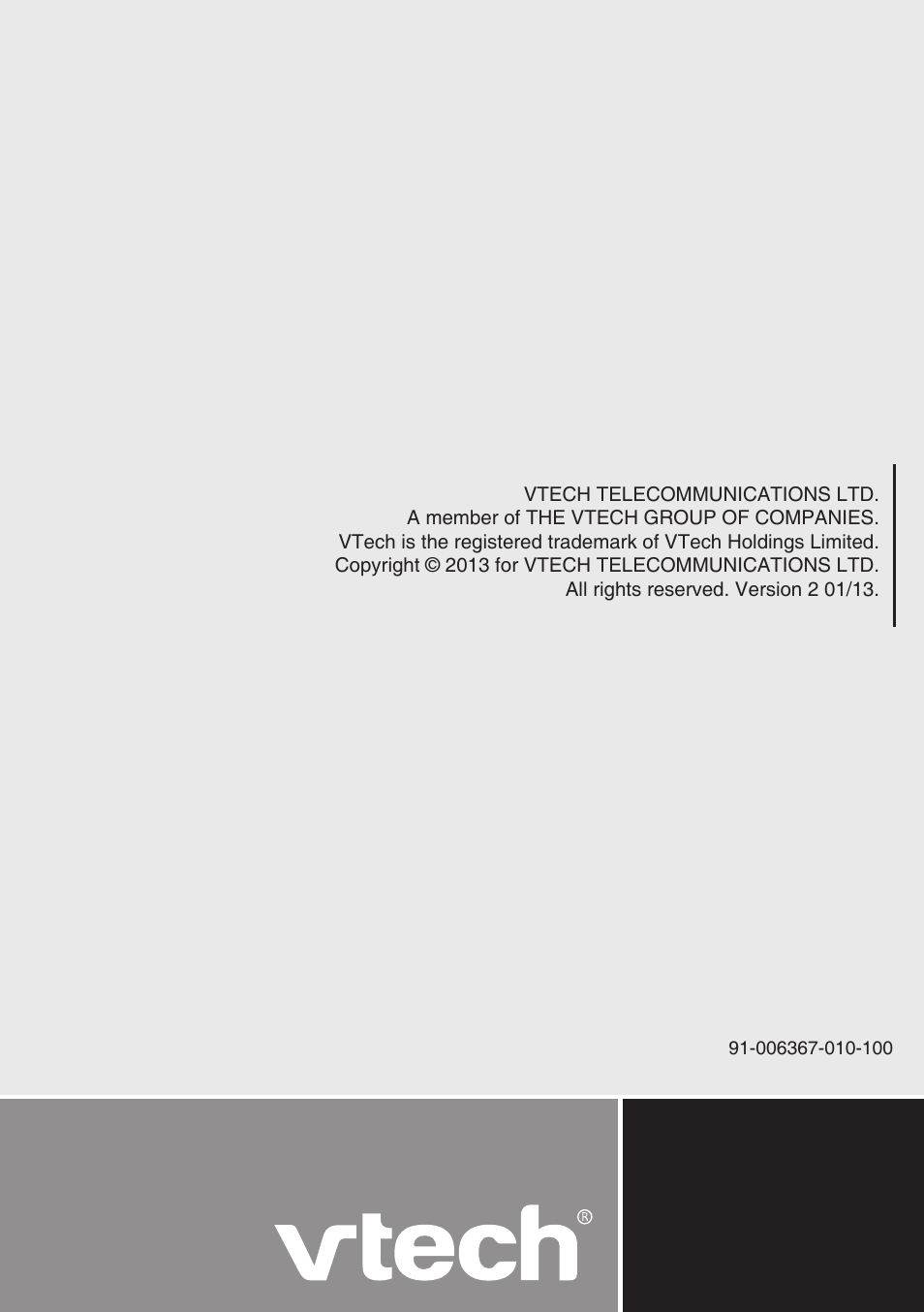 VTech DS6641_-2 Manual User Manual | Page 102 / 102