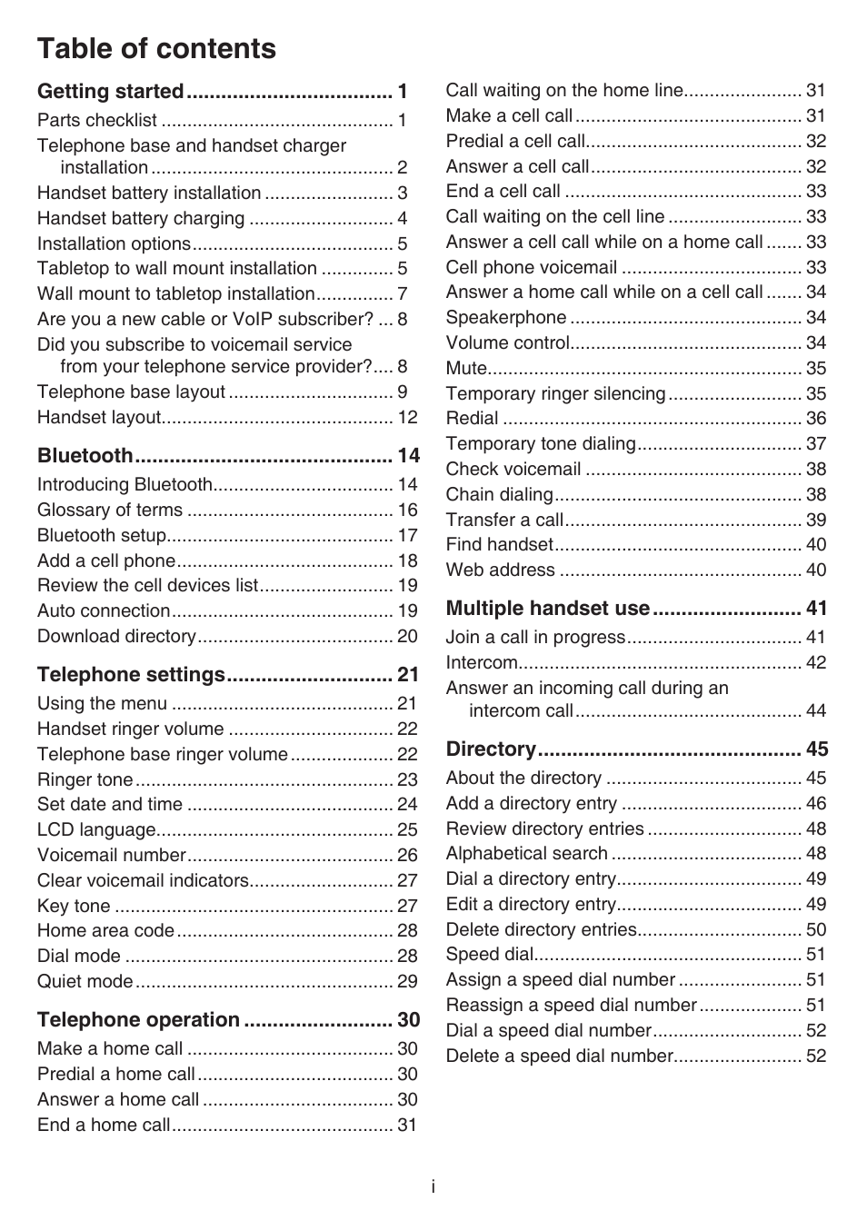 VTech DS6641_-2 Manual User Manual | Page 3 / 102