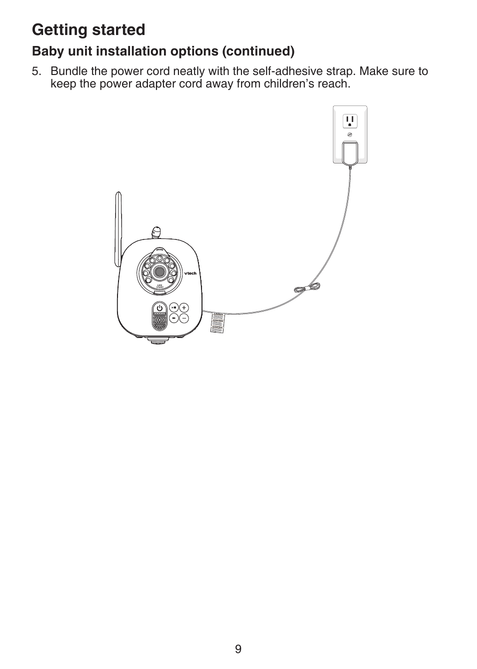 Getting started | VTech VM321-2 Manual User Manual | Page 15 / 52
