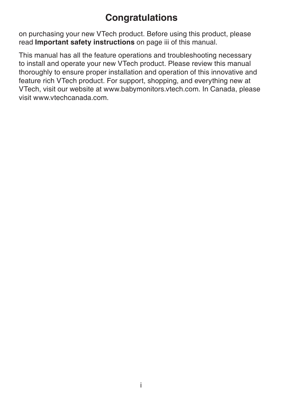 VTech VM321-2 Manual User Manual | Page 2 / 52