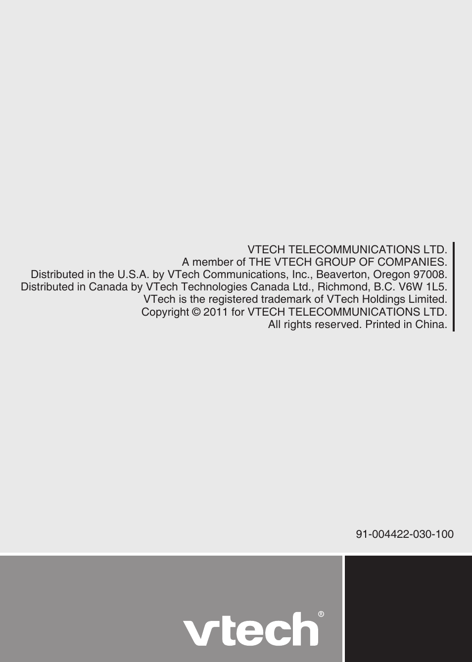 VTech VM321-2 Manual User Manual | Page 52 / 52