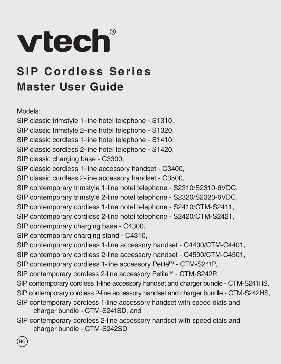 VTech CTM-S242SD Manual User Manual | 94 pages