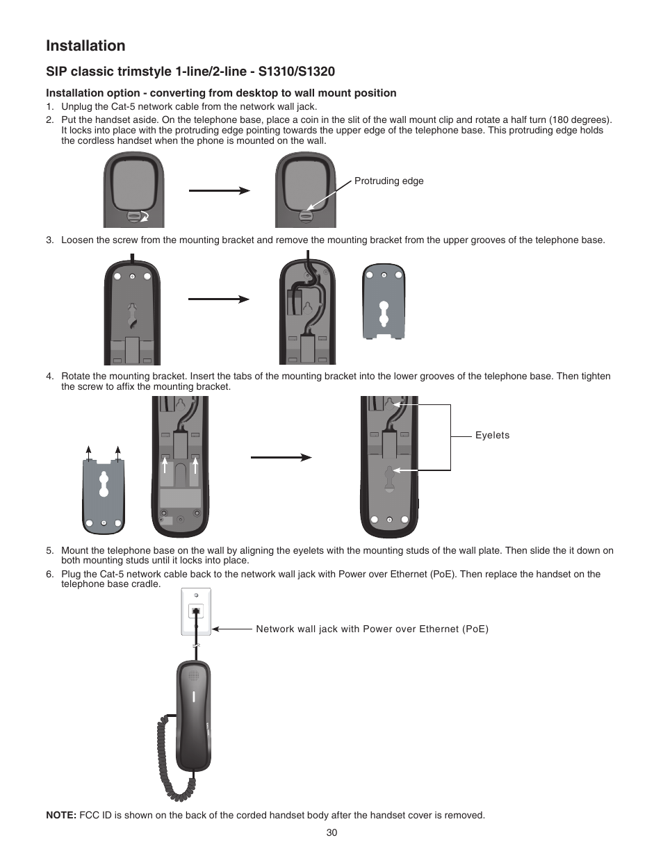 Installation | VTech CTM-S242SD Manual User Manual | Page 34 / 94