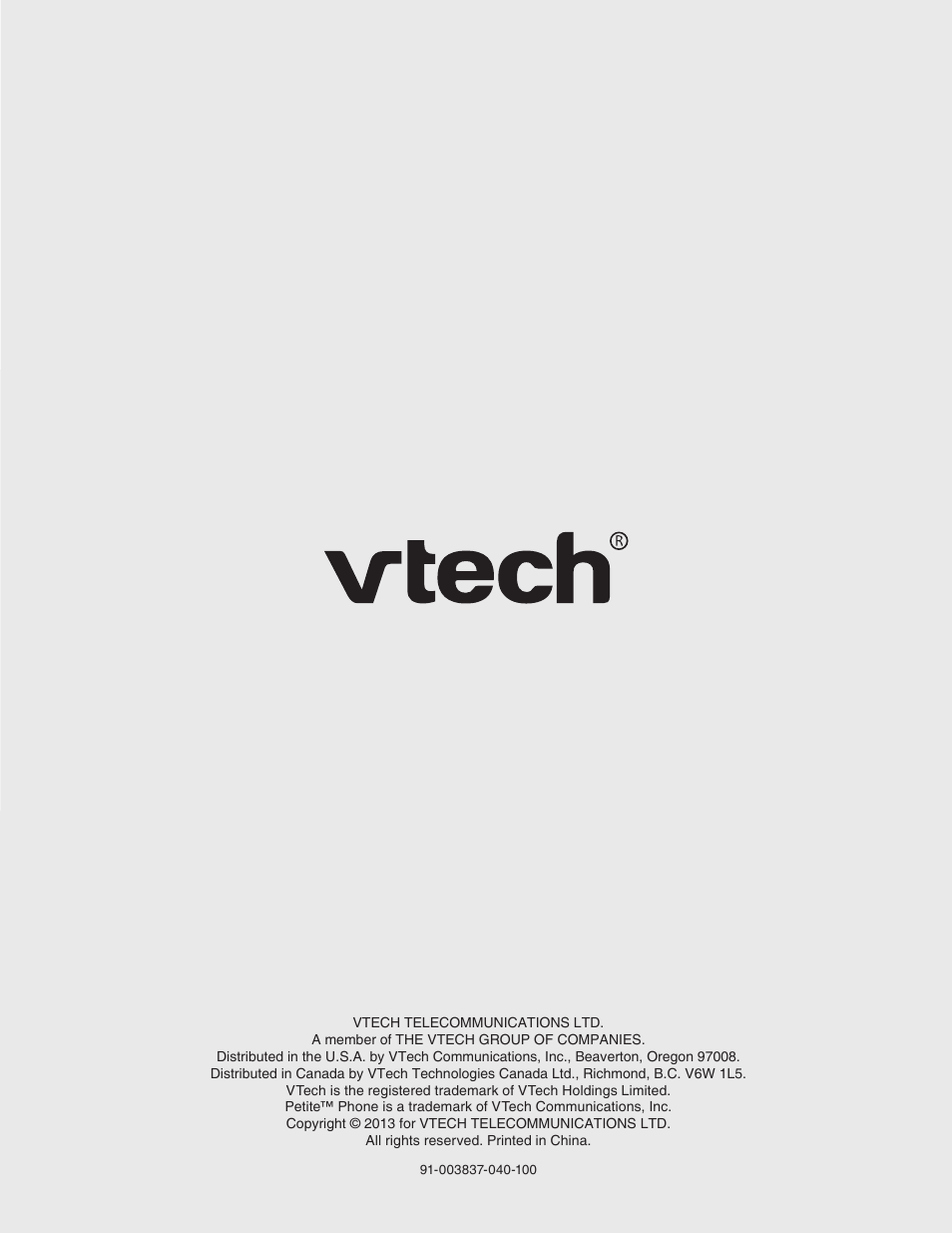 VTech CTM-S242SD Manual User Manual | Page 94 / 94