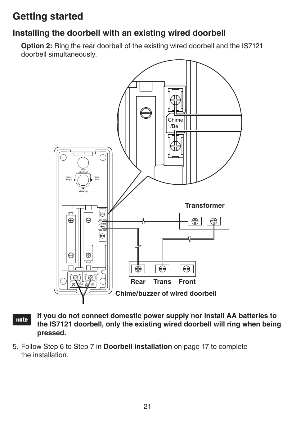 Getting started | VTech IS7121_-2-22 Manual User Manual | Page 26 / 118