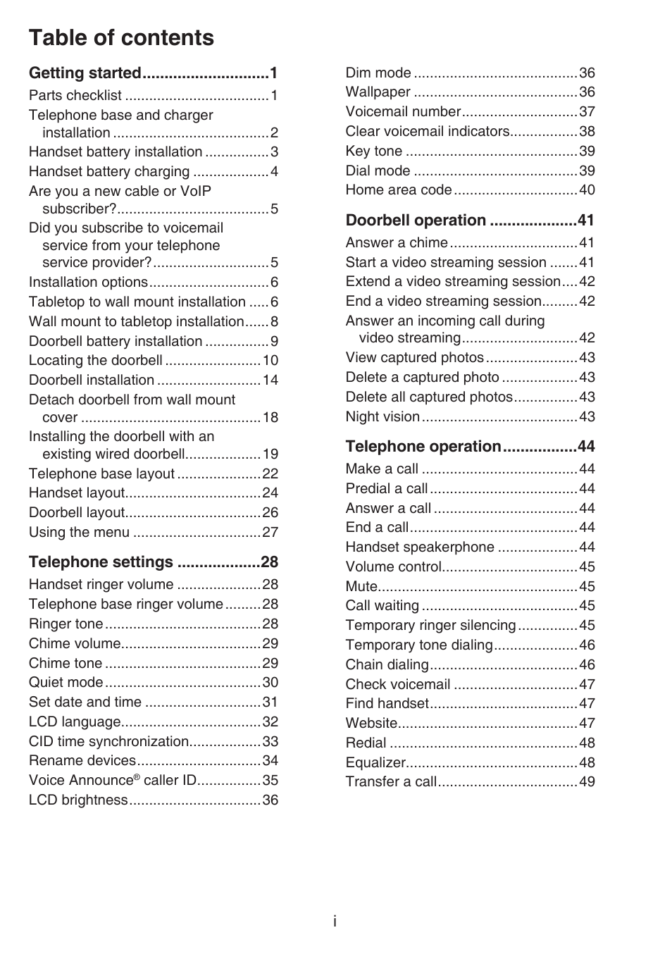 VTech IS7121_-2-22 Manual User Manual | Page 3 / 118