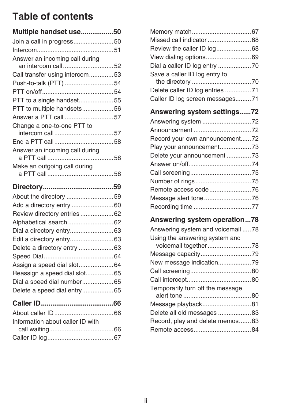 VTech IS7121_-2-22 Manual User Manual | Page 4 / 118