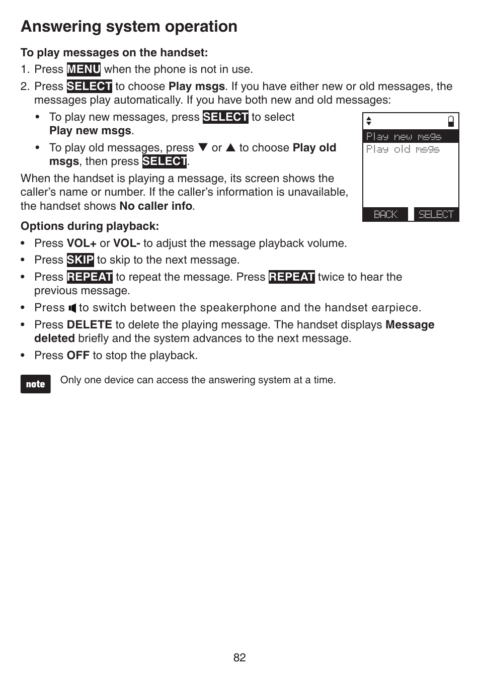 Answering system operation | VTech IS7121_-2-22 Manual User Manual | Page 87 / 118