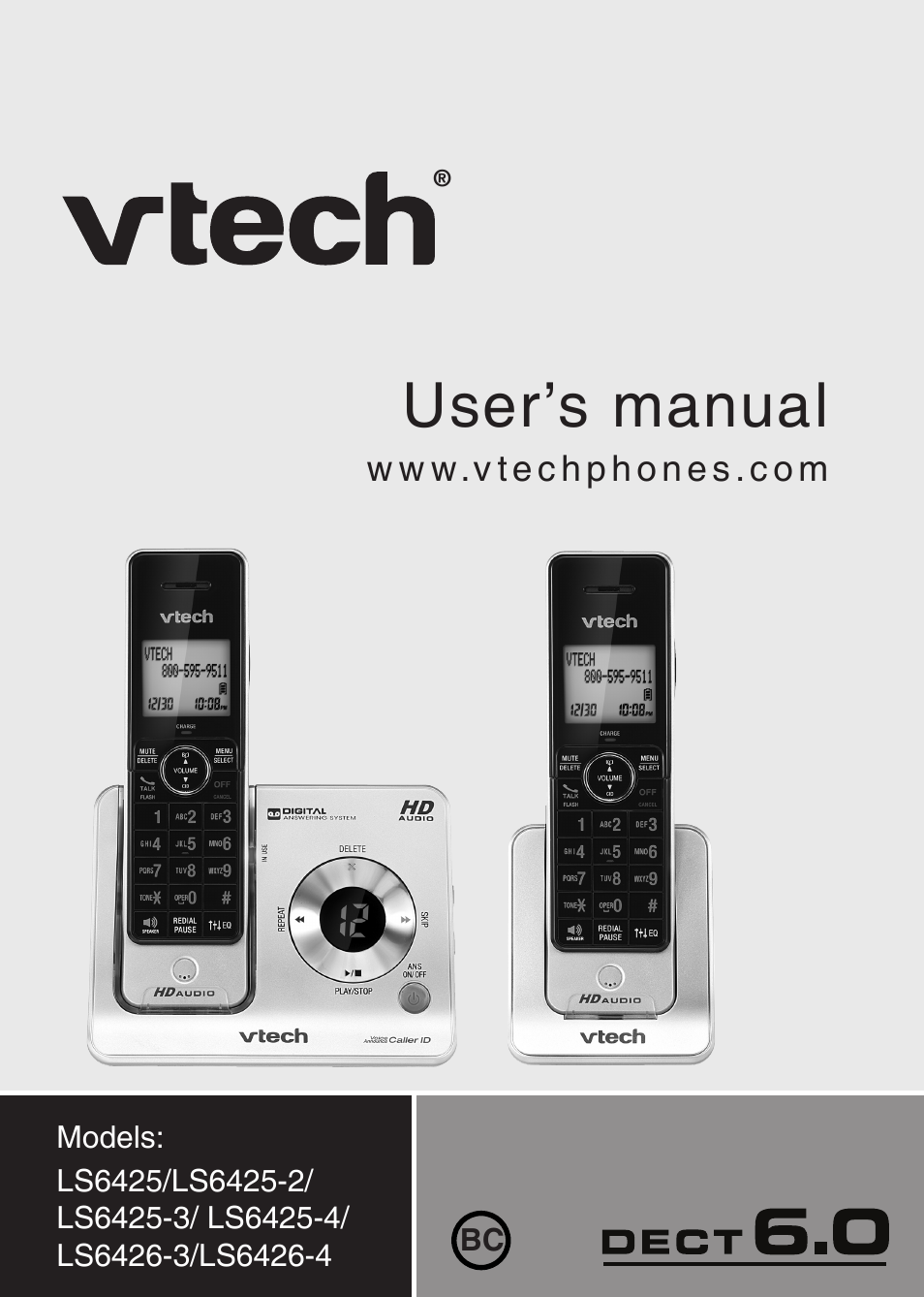 VTech LS6426-3-4 Manual User Manual | 83 pages