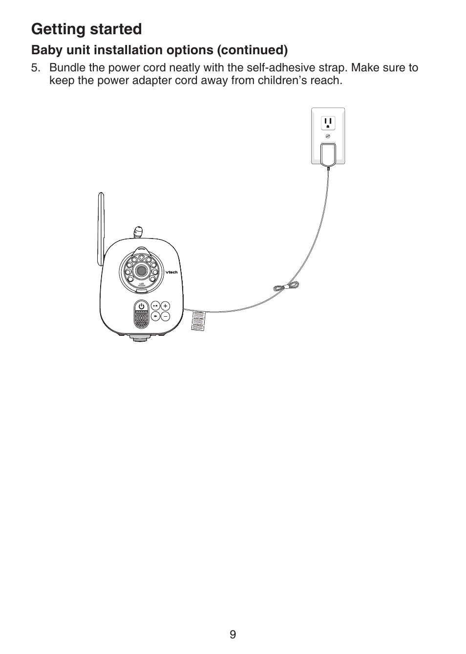 Getting started | VTech VM301 Manual User Manual | Page 14 / 25