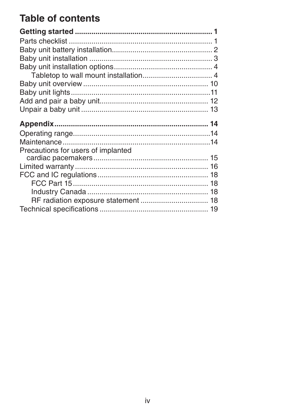 VTech VM301 Manual User Manual | Page 5 / 25