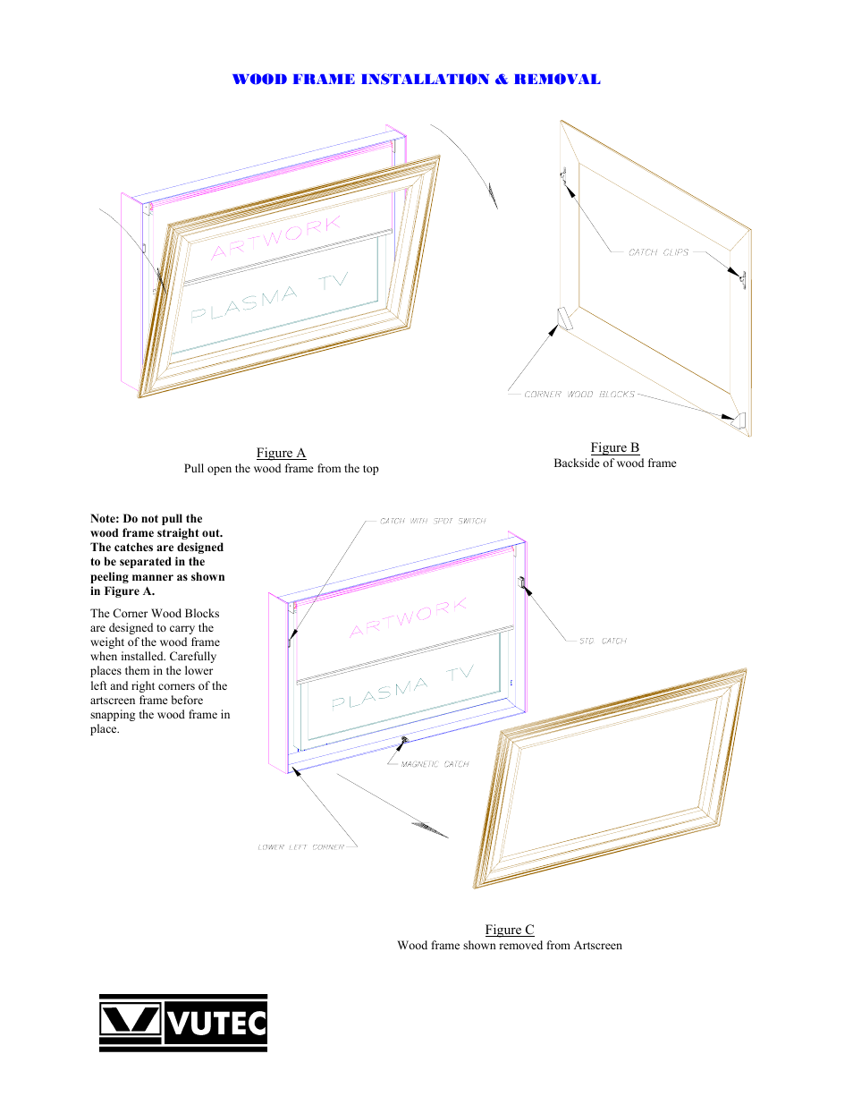Vutec ARTSCREEN Surface Clip Instructions User Manual | Page 5 / 6