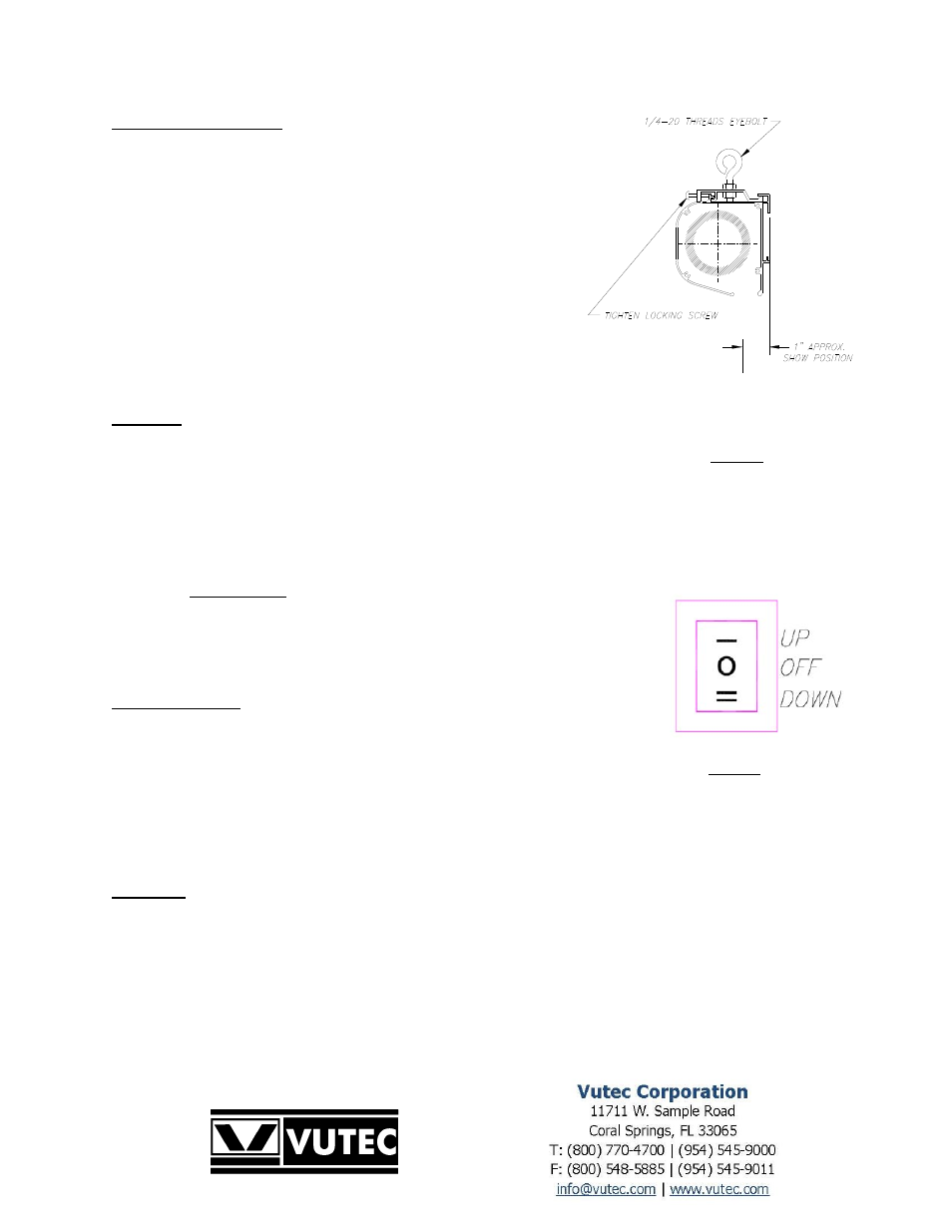 Vutec ELEGANTE MOTORIZED - Installation Instructions User Manual | Page 4 / 5