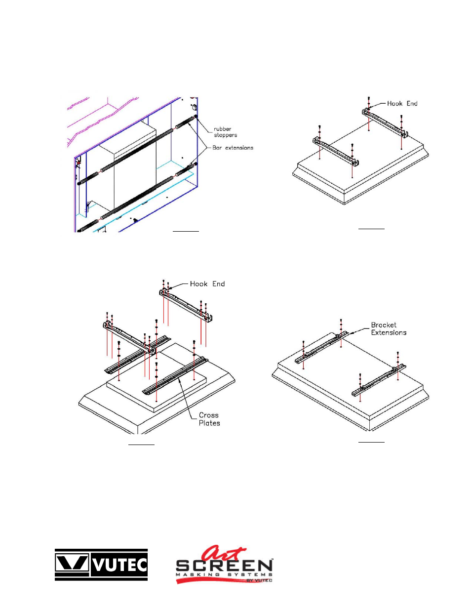Vutec ARTSCREEN R-SERIES - Installation Instructions User Manual | Page 3 / 12