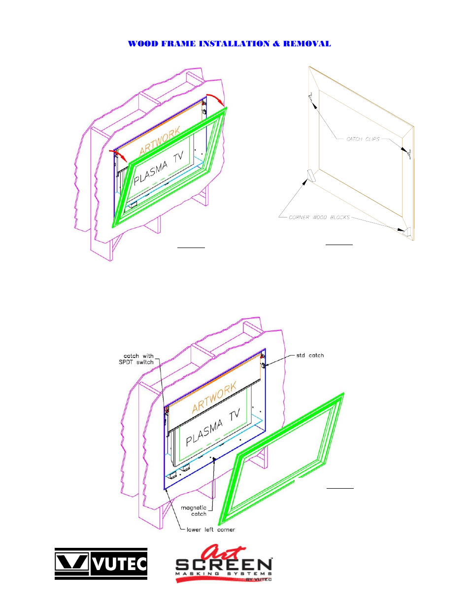 Vutec ARTSCREEN R-SERIES - Installation Instructions User Manual | Page 9 / 12