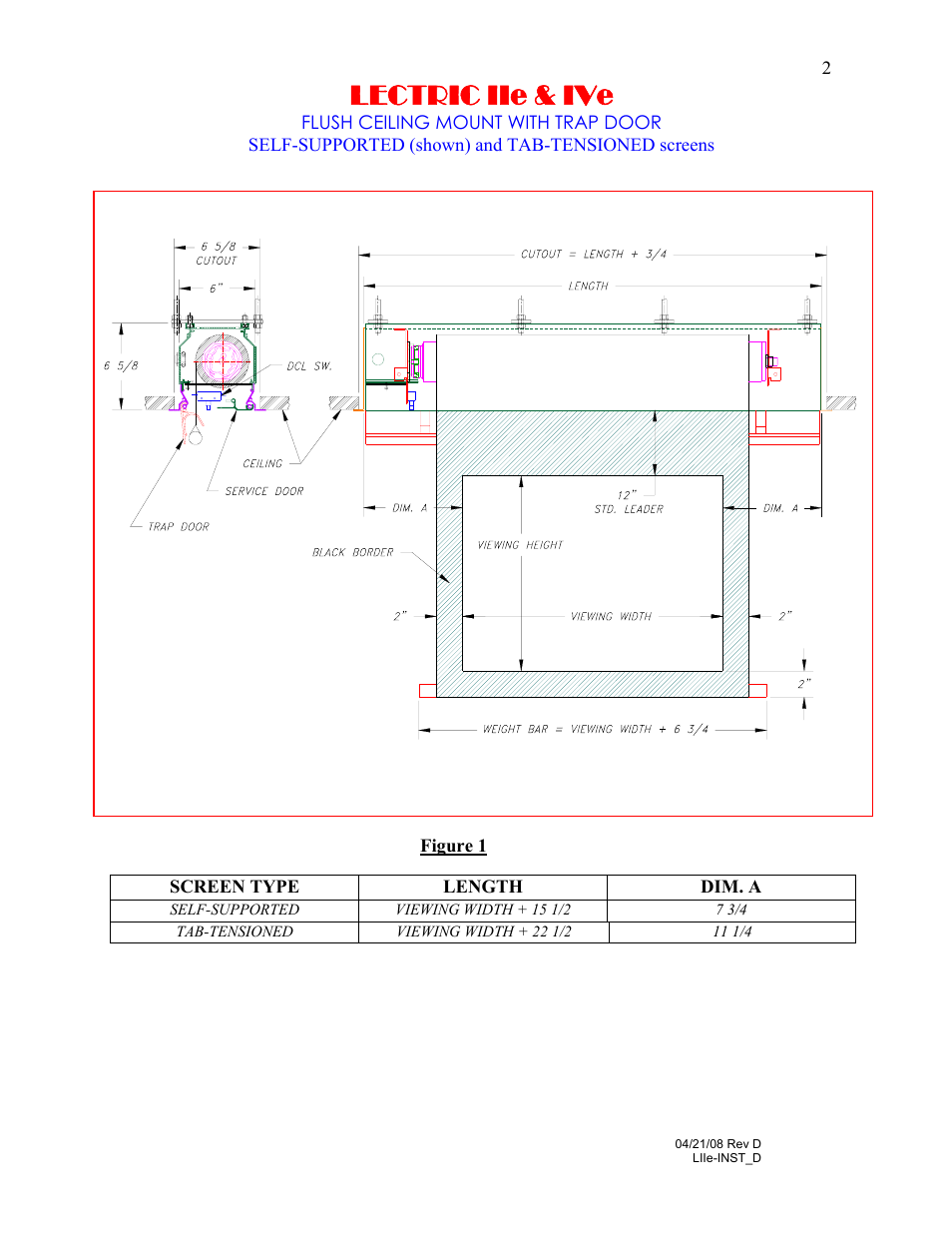 Lectric iie & ive | Vutec LECTRIC IV - Installation Instructions User Manual | Page 3 / 12