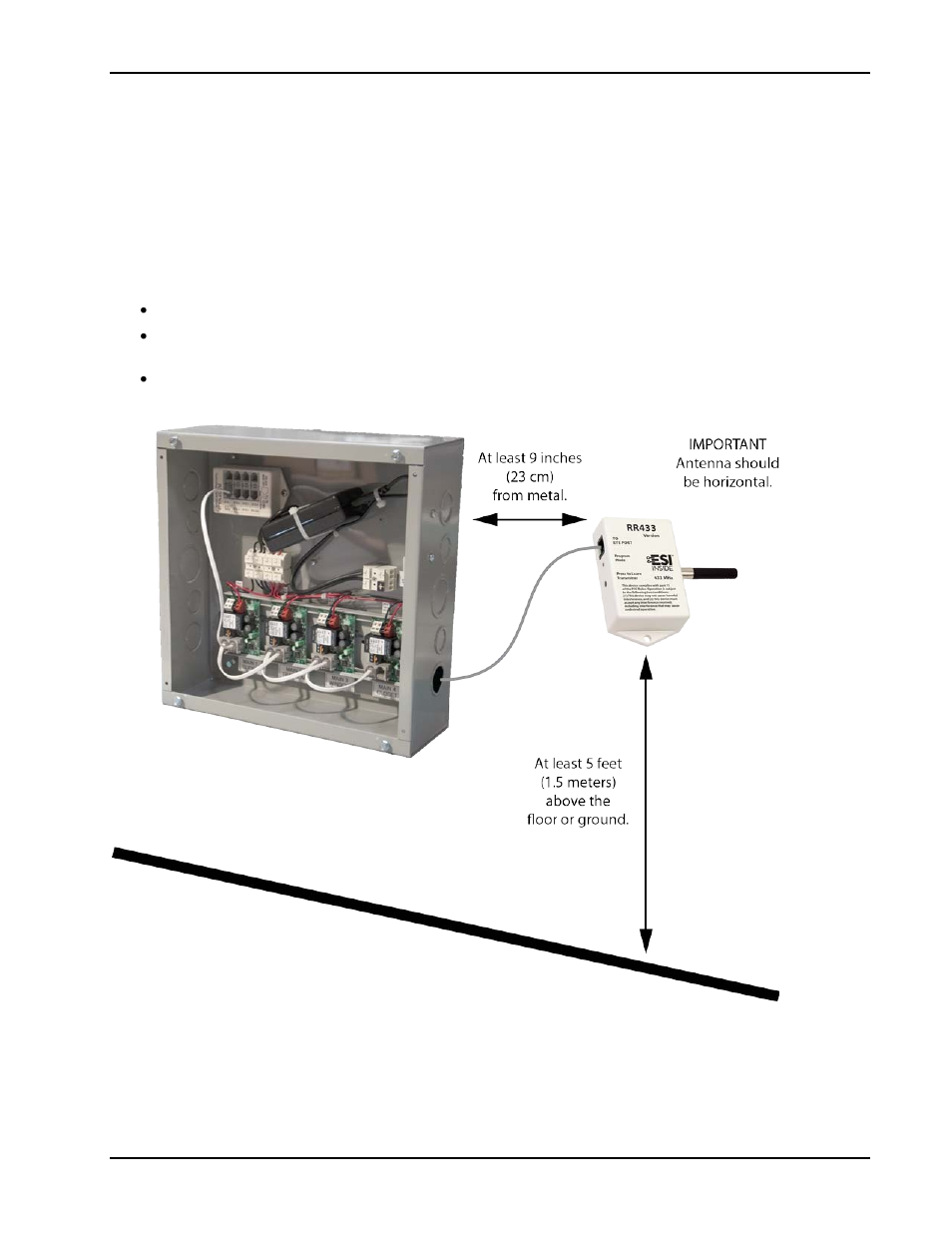 Introduction, Antenna orientation, Radio receiver placement | Vutec RR433 Radio Frequency Remote Control - Instructions User Manual | Page 4 / 5