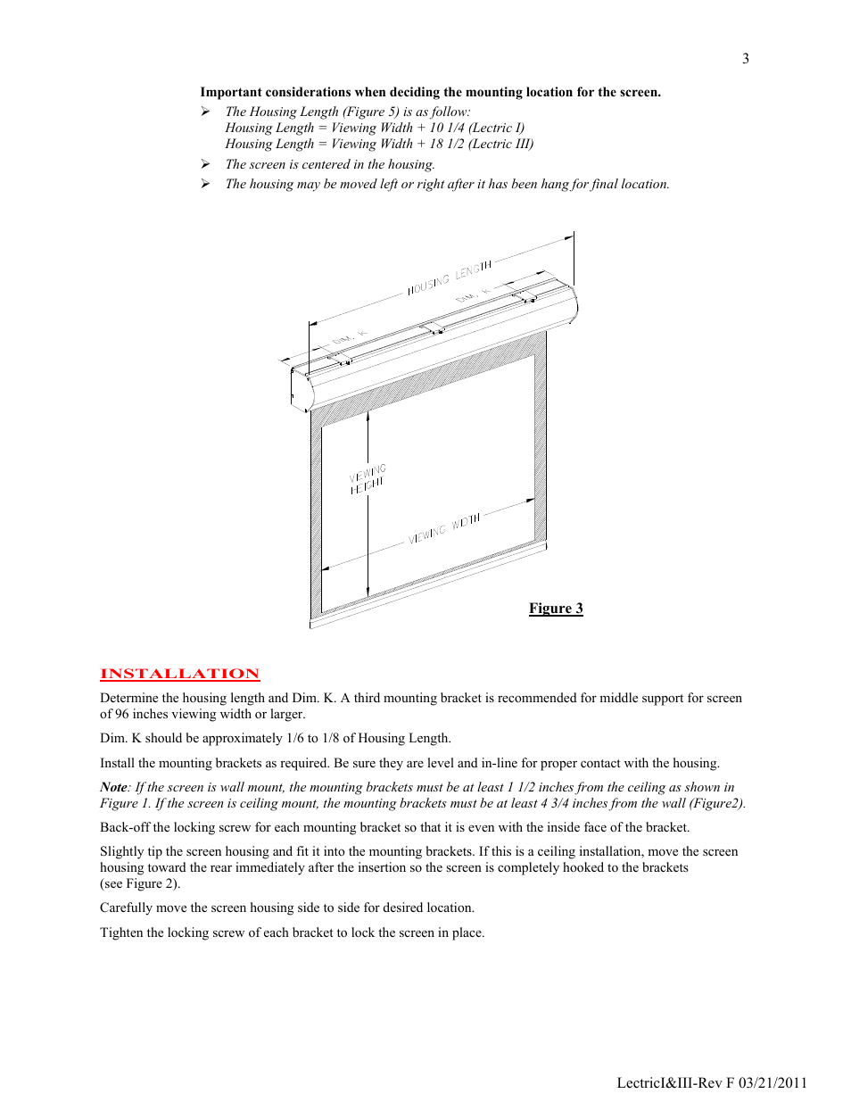 Vutec LECTRIC III-C - Installation Instructions User Manual | Page 3 / 4