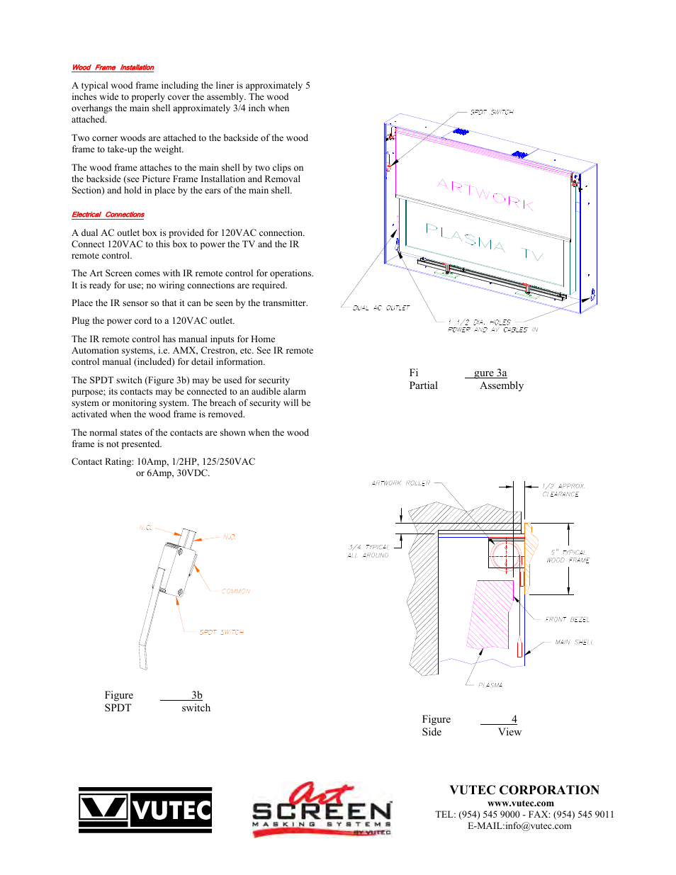 Vutec ARTSCREEN Recessed Hook - Installation Instructions User Manual | Page 2 / 8