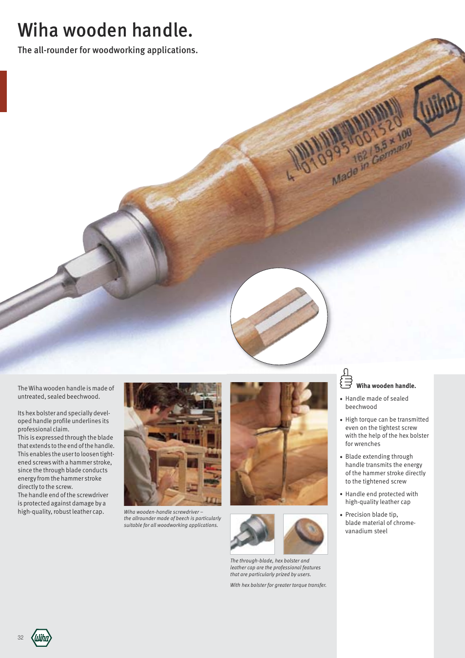 Wiha Tools Wood User Manual | 1 page